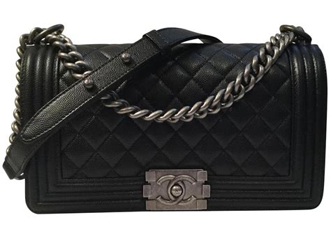 black caviar boy chanel|The Ultimate Guide to the Chanel Boy Bag .